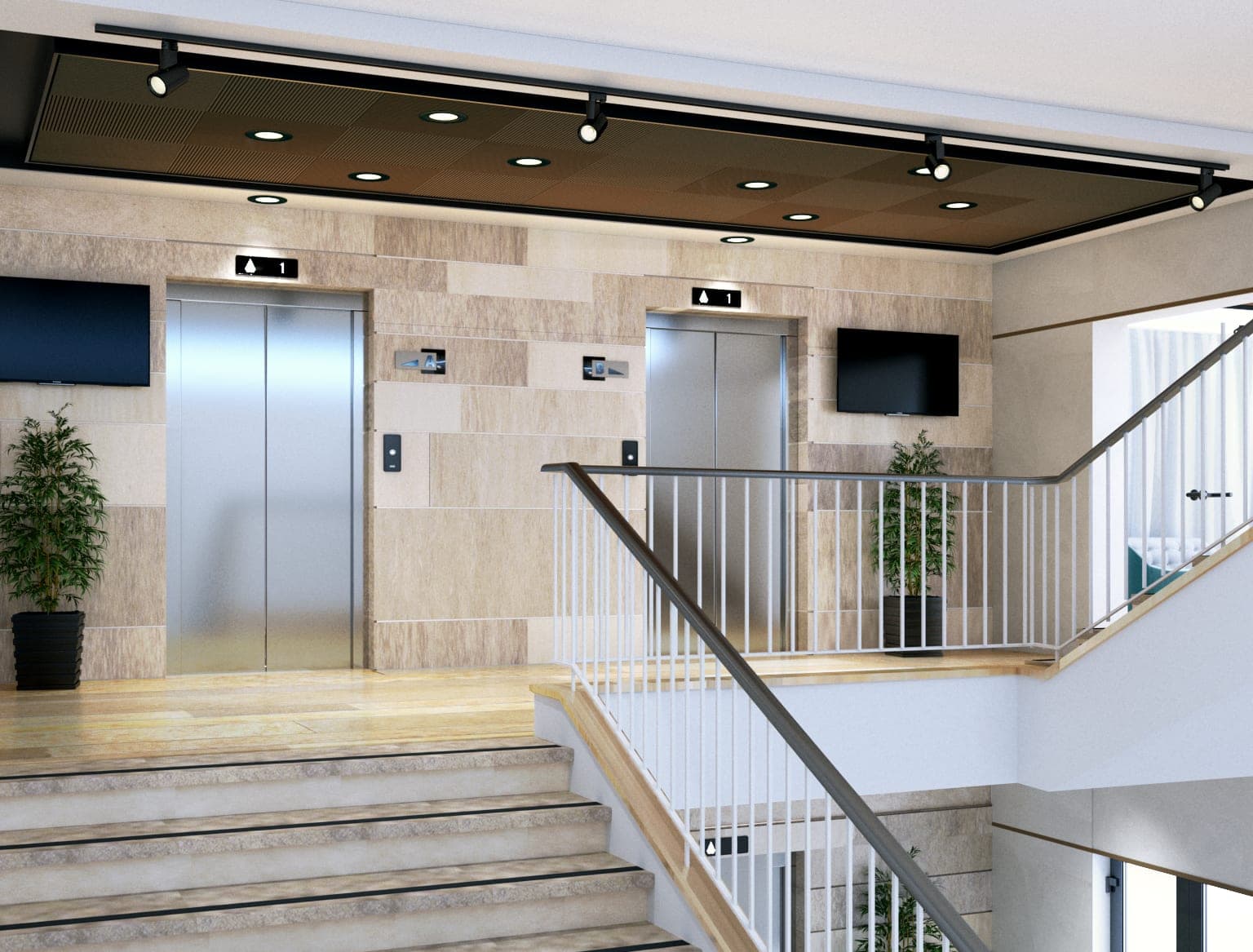 Vaad HaPoel — Elevator Lobby